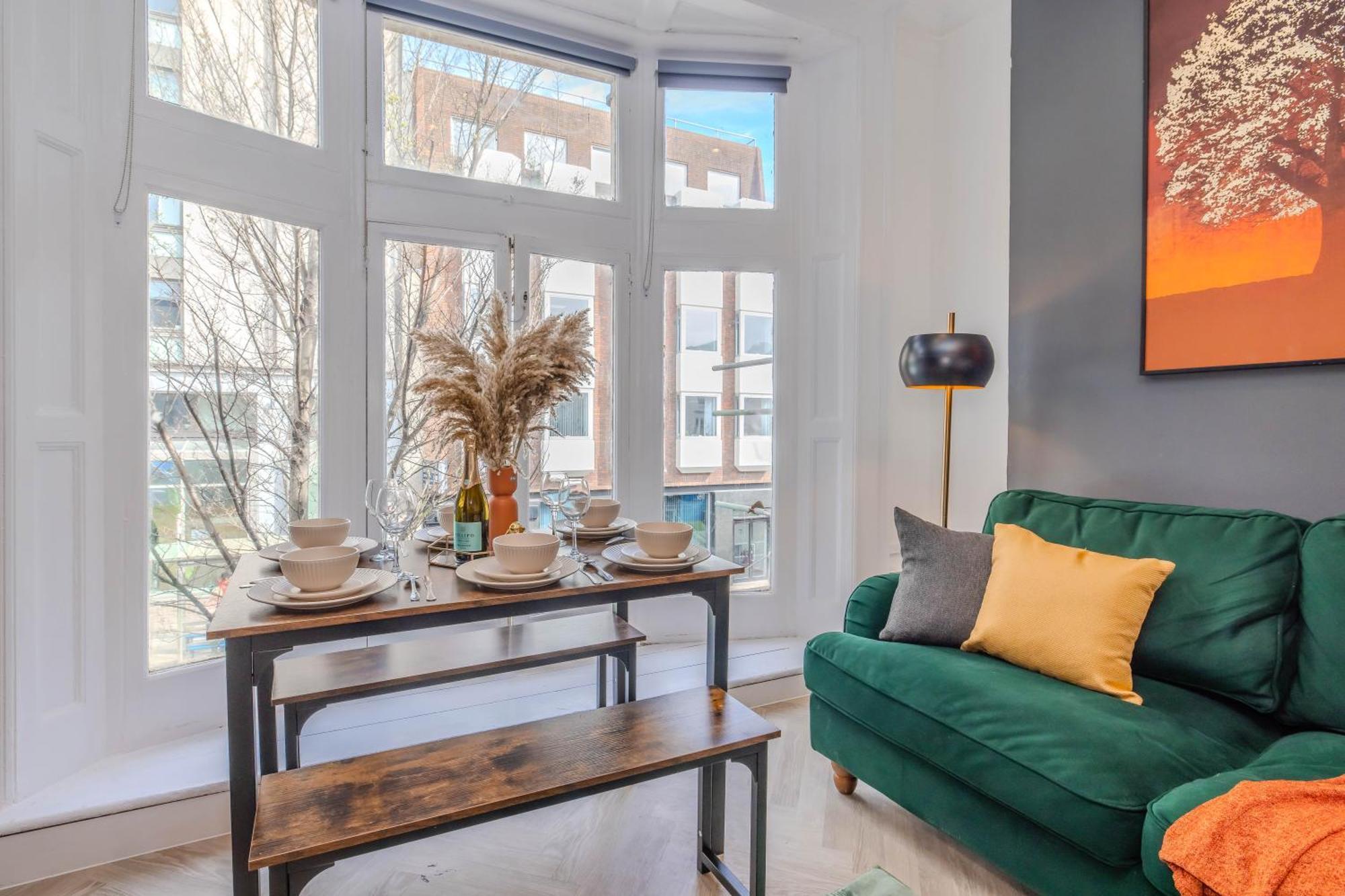 2 Bedroom Flat Next To Brighton Station & Beach I Sleep 8 Guests Kültér fotó